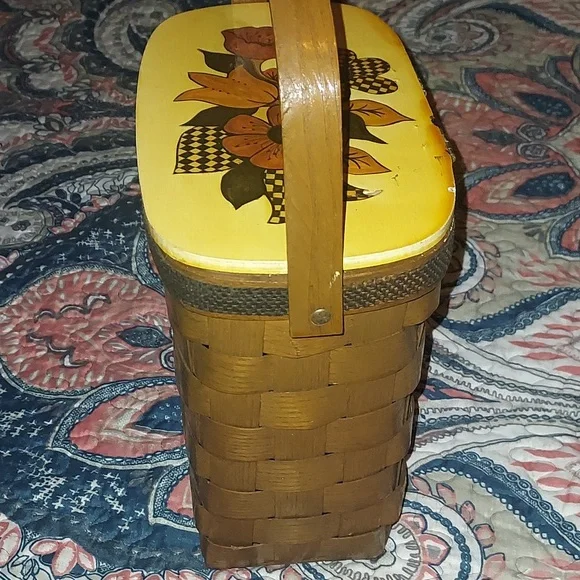 Basketville Putney Vermont Basket purse - Picture 5 of 9